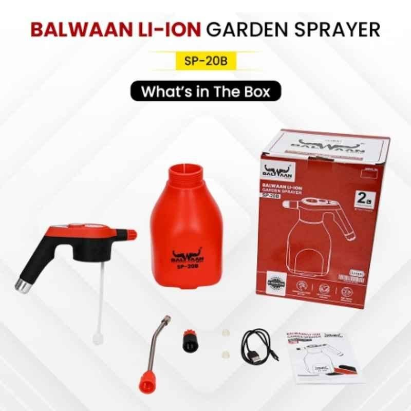 Balwaan SP-20B 2 Litre 3.7V Li-ion Battery Sprayer with 1 Pc Nozzle, MTAK-BA-SP-5592 - Image 5