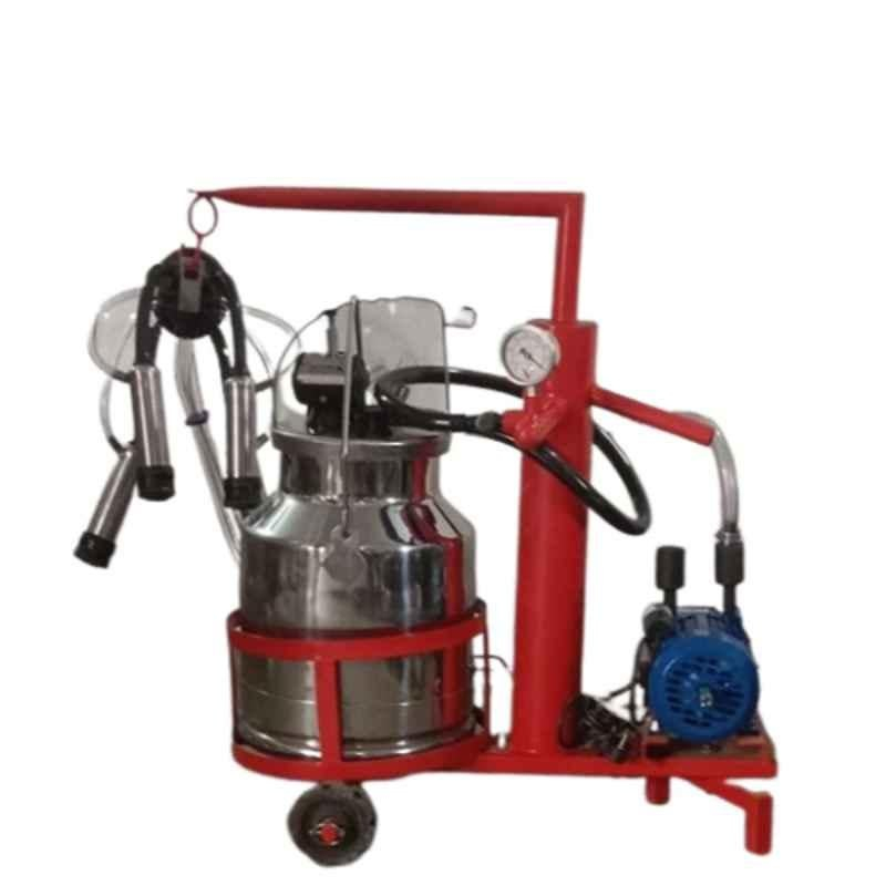 Vinspire 25 Litre Stainless Steel Milking Machine with Trolley - Image 3