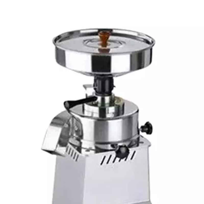 Verai 1HP Stainless Steel Silver Diamond Square Table Top Flour Mill with 4kg Hopper Chamber - Image 3