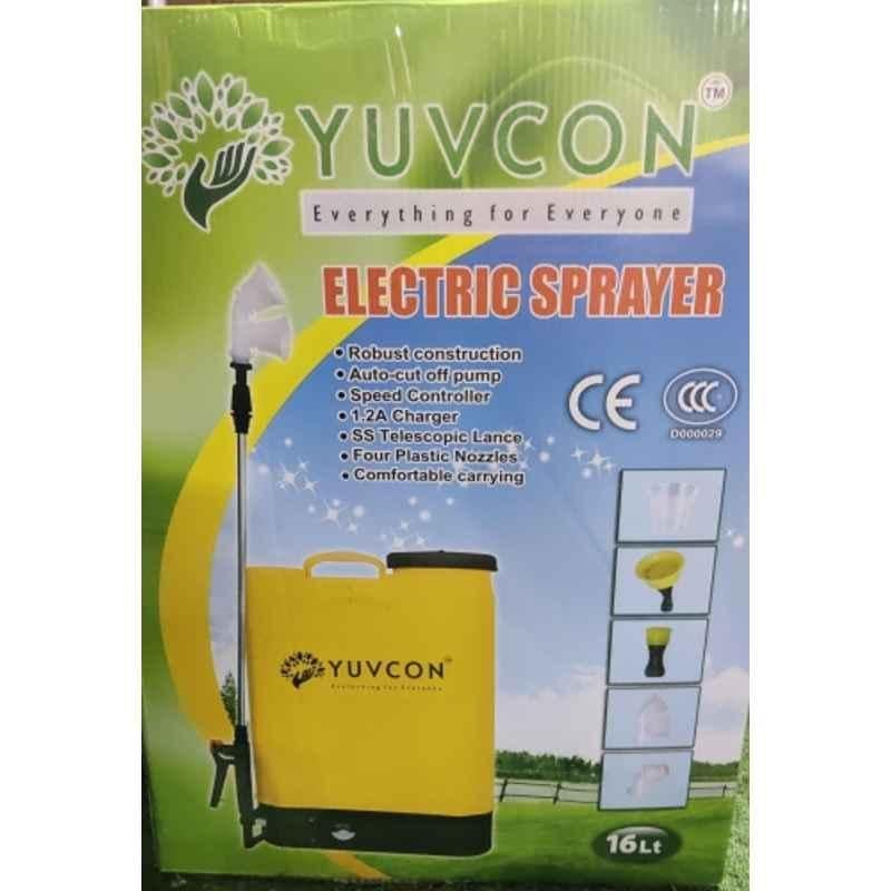 Yuvcon 16L Farming Backpack Battery Operated Garden Sprayer with 4 Spray Nozzles, YUV1006 - Image 2