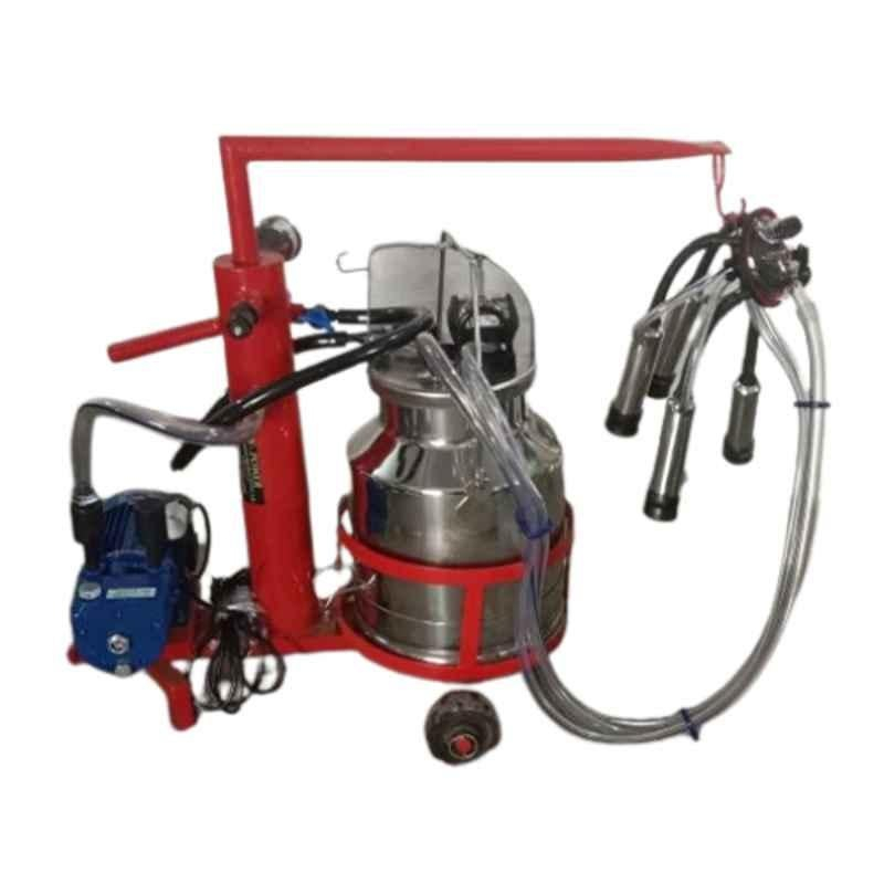 Vinspire 25 Litre Stainless Steel Milking Machine with Trolley - Image 2