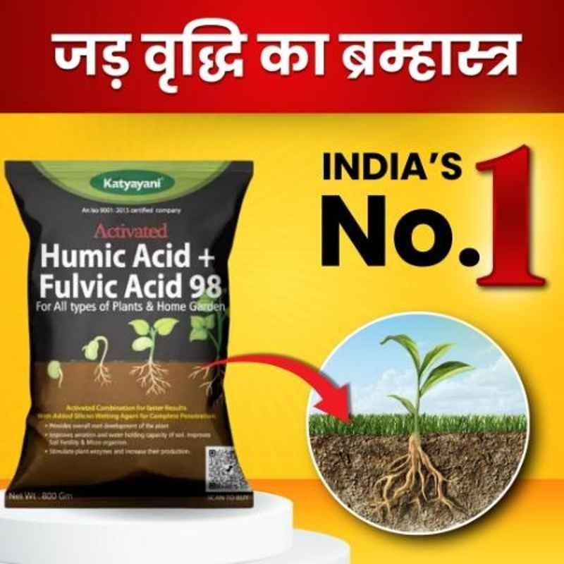 Katyayani 800g Activated Humic Acid & Fulvic Acid Super Fertilizer for All Plants, Flower, Vegetable & Fruit - Image 2