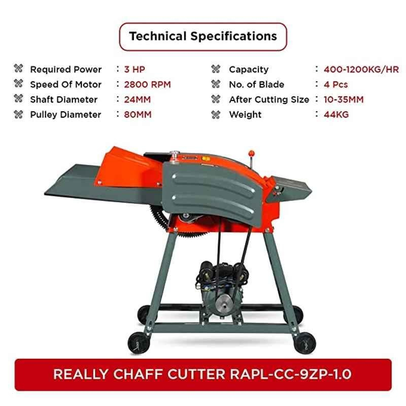 Really 3HP Chaff Cutter with Electric Motor, RAPL-CC-9Z-1.0 - Image 4