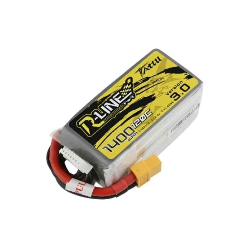 Tattu R-LINE V3.0 1400mAh 120C 22.2V 6S1P Lithium Polymer Battery with XT60 Plug for FPV Racing Drone, IRS2412647320 - Image 3