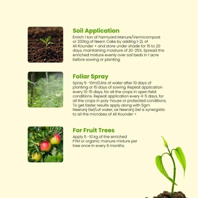 IFFCO ALL ROUNDER+ 500ml Liquid Plant Disease Management & Yield Booster Bio Pesticide - Image 3