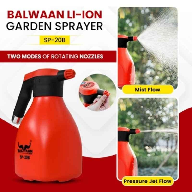 Balwaan SP-20B 2 Litre 3.7V Li-ion Battery Sprayer with 1 Pc Nozzle, MTAK-BA-SP-5592 - Image 3
