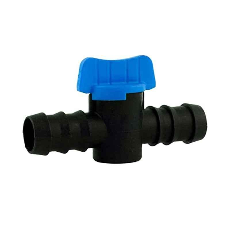 Cinagro 16mm Plastic Black Straight Connector with Tap, CNG110 (Pack of 50) - Image 3
