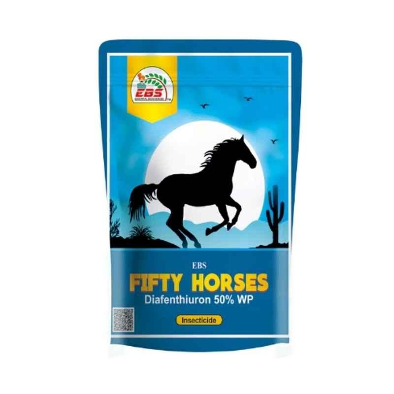 EBS Fifty Horeses 250g Diafenthiuron 50% WP Board Spectrum Insecticide for Control Insect Pests & Mites (Pack of 4)