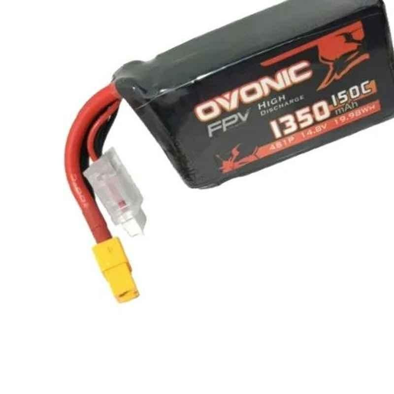 Ovonic 1350mAh 150C 4S1P 14.8V LiPo Battery with XT60 Plug for RC FPV Racing Drone Quadcopter, IRS2412522232 - Image 4