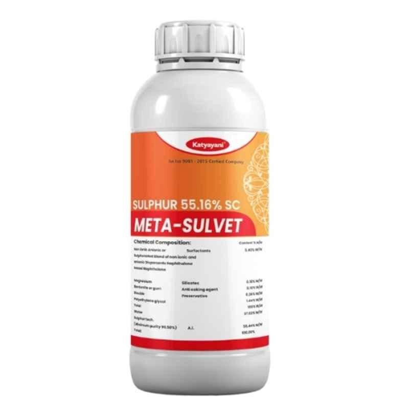 Katyayani 5 Litre Meta Sulvet Sulphur 55.16% SC Chemical Fungicide, K-6353