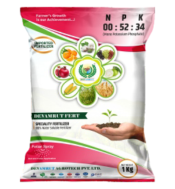 WATER SOLUBLE & MICRONUTRIENTS || DEVAMRUT FERT NPK 00:52:34 - 25 KG || DEVAMRUT AGROTECH - Image 2
